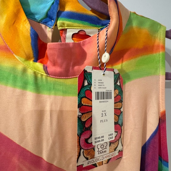 FARM Rio Rainbow Maxi Dress - Picture 3 of 5